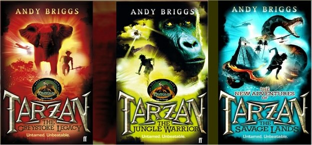 Andy Briggs Three Tarzan Books