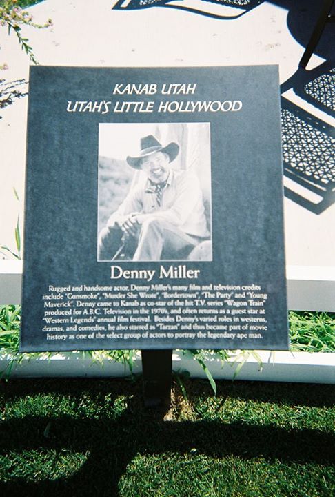 Denny Miller Tribute Plaque