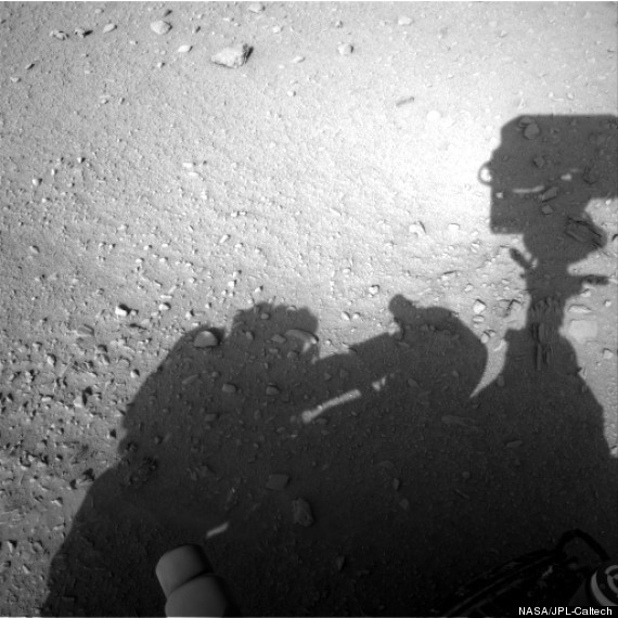 Human Shadow on Mars