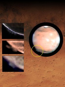 Mysterious cloudlike plumes bursting from Mars