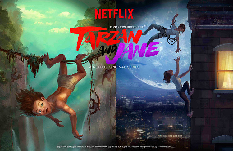 New Tarzan and Jane Animated Series coming Fall 2016 on Netflix!