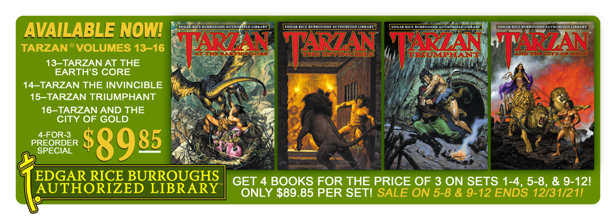 Edgar Rice Burroughs Authorized Library Sale (Books 13-16)